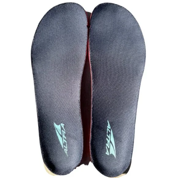 Altra Lone Peak 4.5 Women's Gray Teal Trail Hike Running Shoes Size 10 - Picture 8 of 15